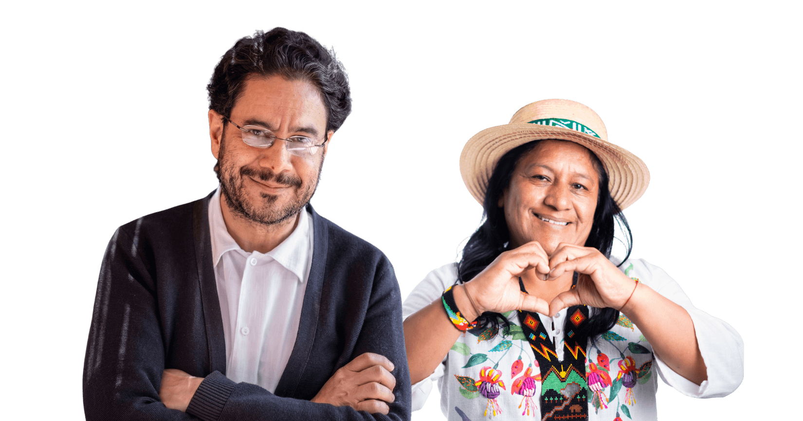 Ivan Cepeda Castro y Aída Quilcué